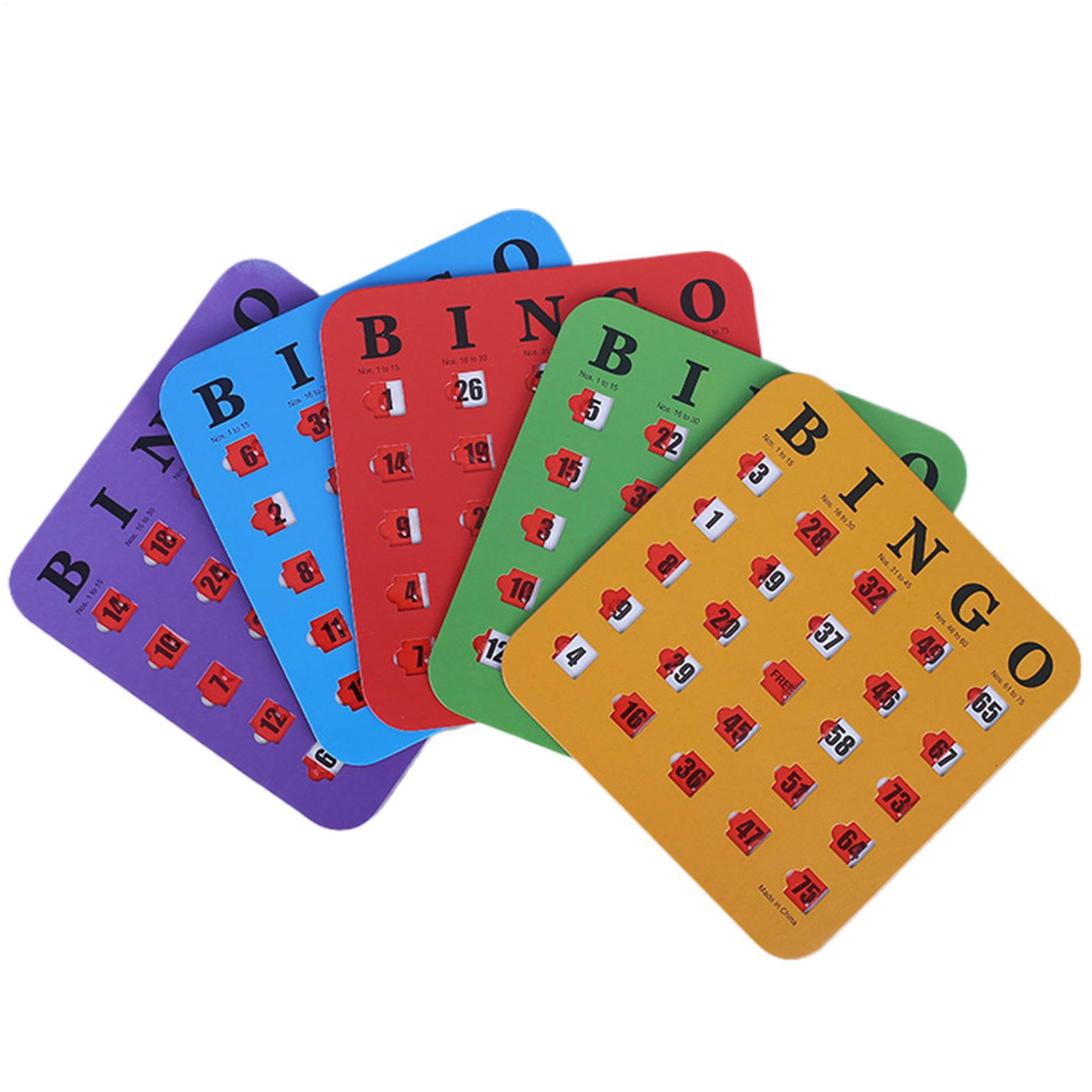 Party Games Board Game - 5 szt. Karty do gry Bingo