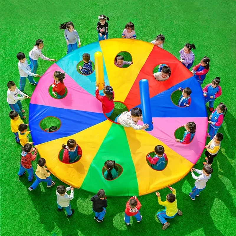 Party Games Group For Adults - Tęczowy Spadochron Gra w Łapanie Gophera