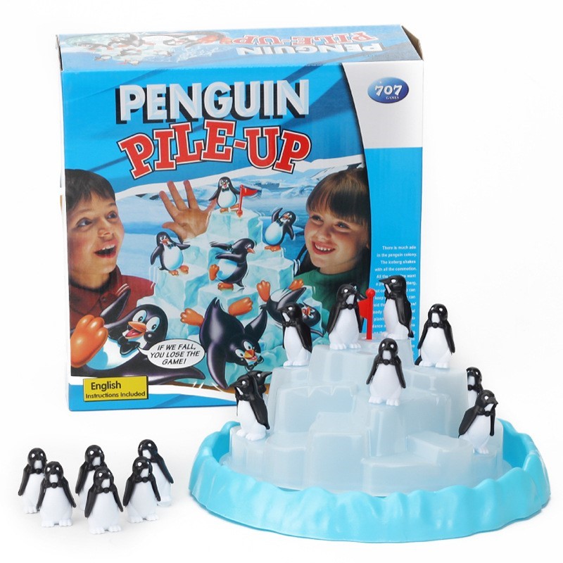 Party Games No Props - Gra planszowa z pingwinami na lodowcu,