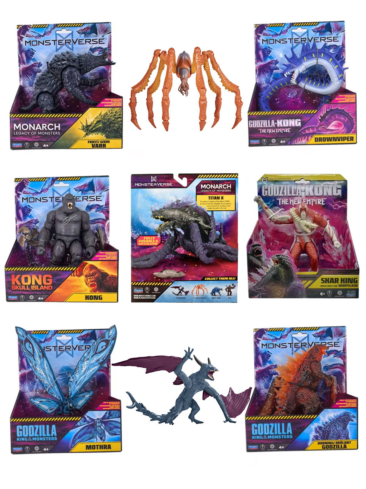 Party Games New Year - Figurki akcji Playmates Godzilla VS Kong