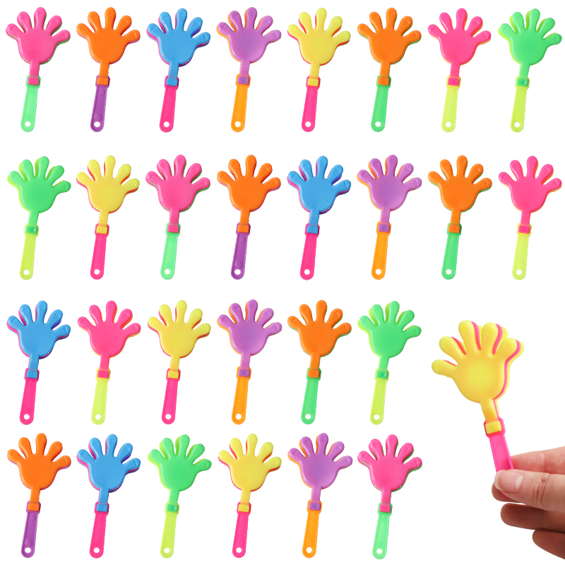 Party Games No Props - 12/24 szt. Kolorowe Mini Klapki do