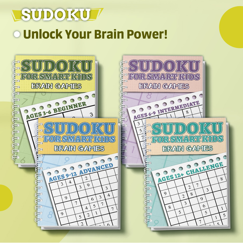 Party Games New Year - Zestaw książek z Sudoku dla dzieci,