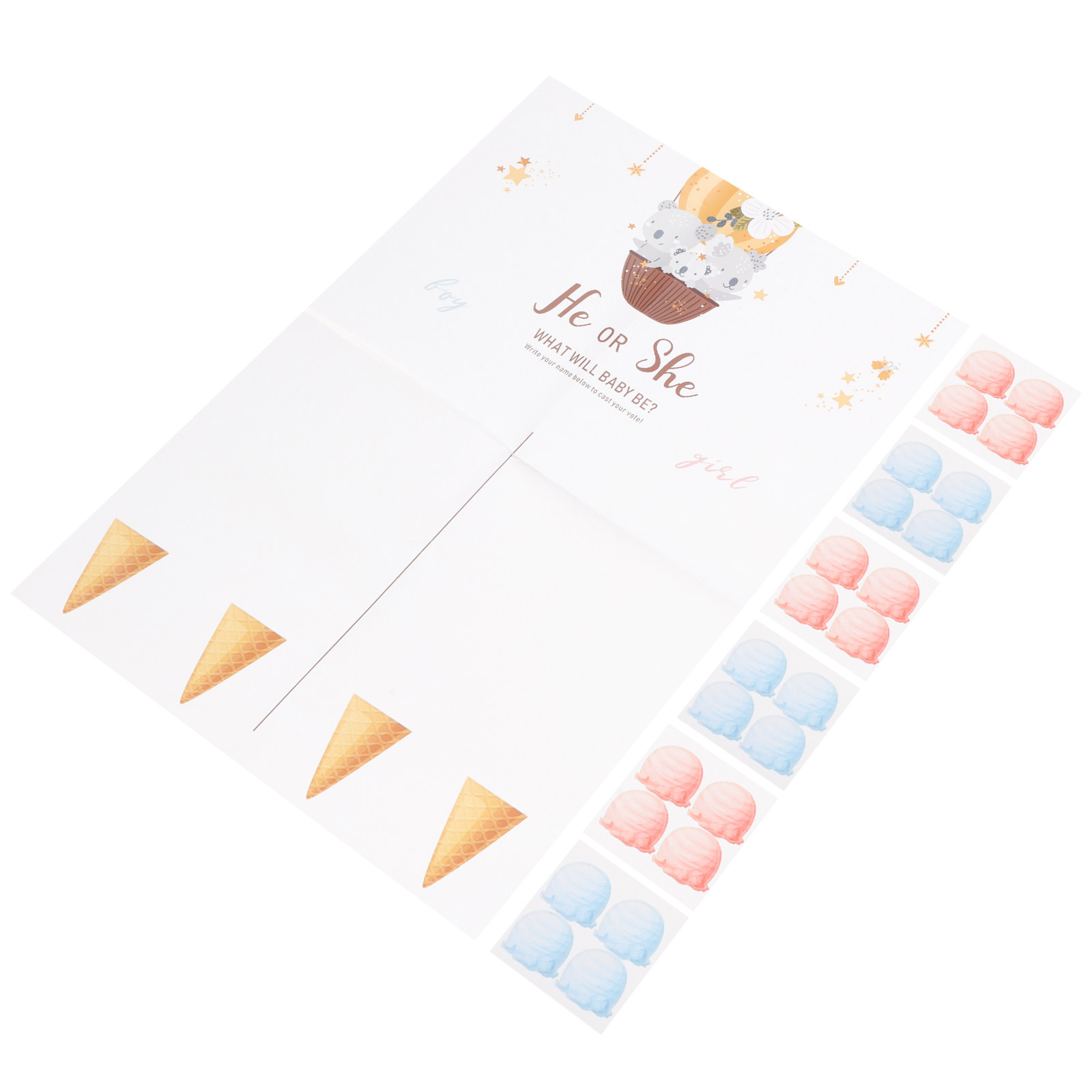 1 Zestaw Gra z Kartami na Ujaw – Party Games Baby Shower recenzja i cena
