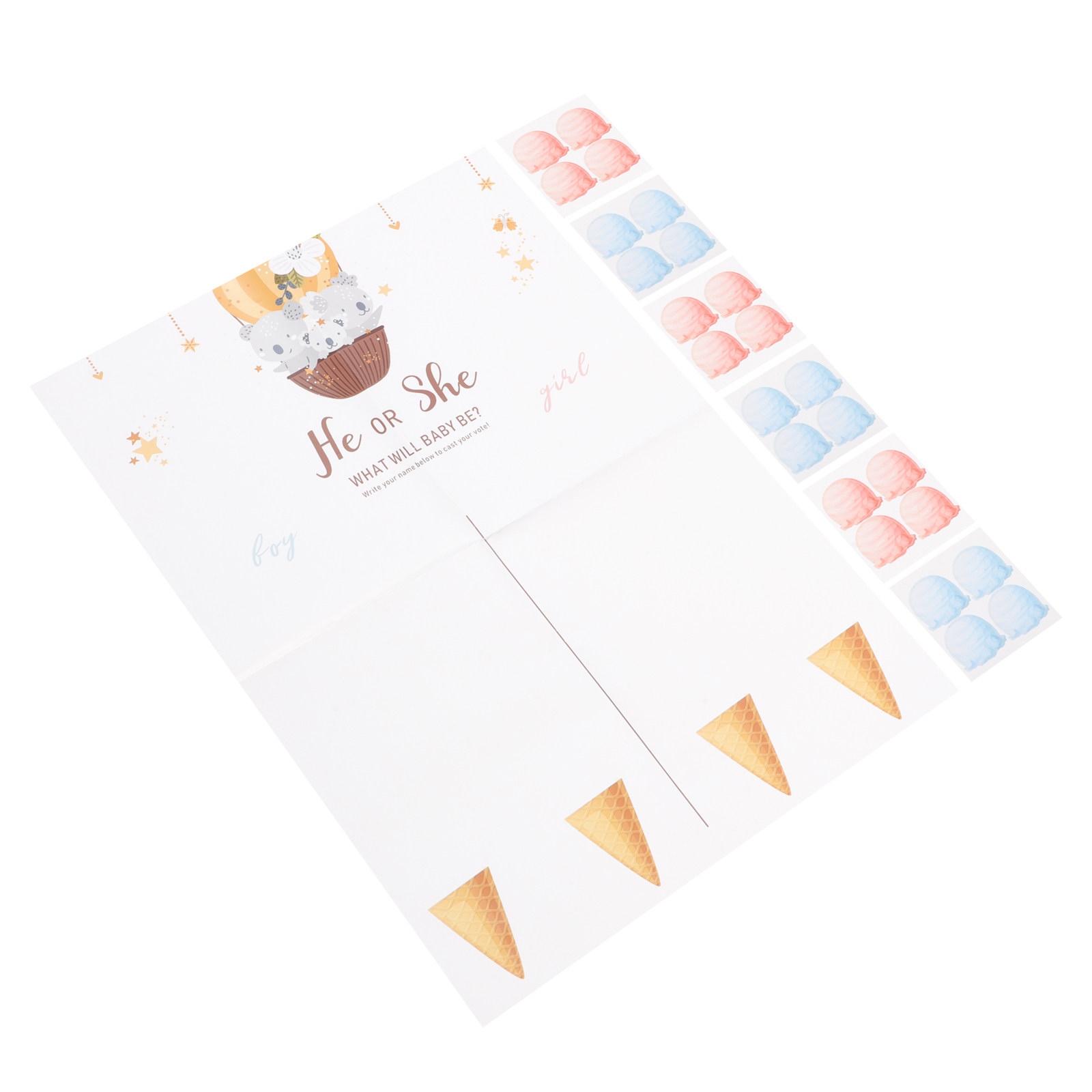 1 Zestaw Gra z Kartami na Ujaw – Party Games Baby Shower recenzja i cena