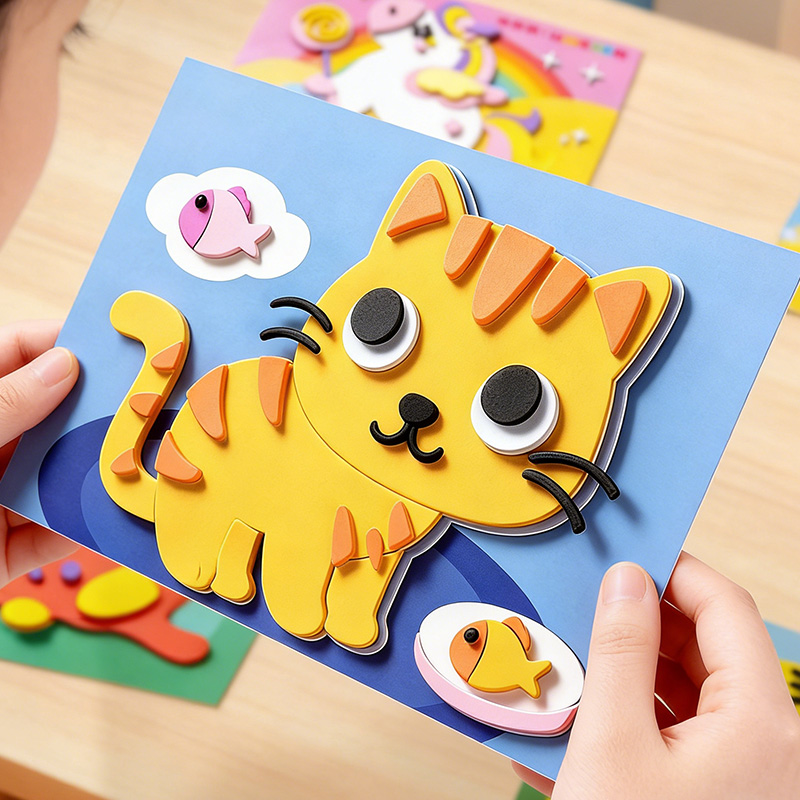 Naklejki 3D dla dzieci, 10 los – Party Games New Year recenzja i cena
