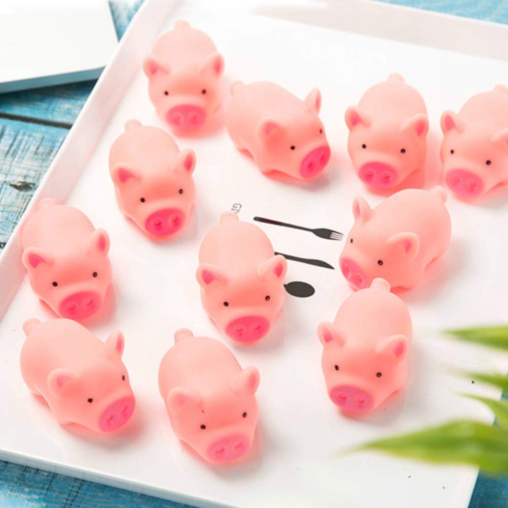 10 szt. Mini Gumowe Prosiaczki – Party Games Baby Shower recenzja i cena