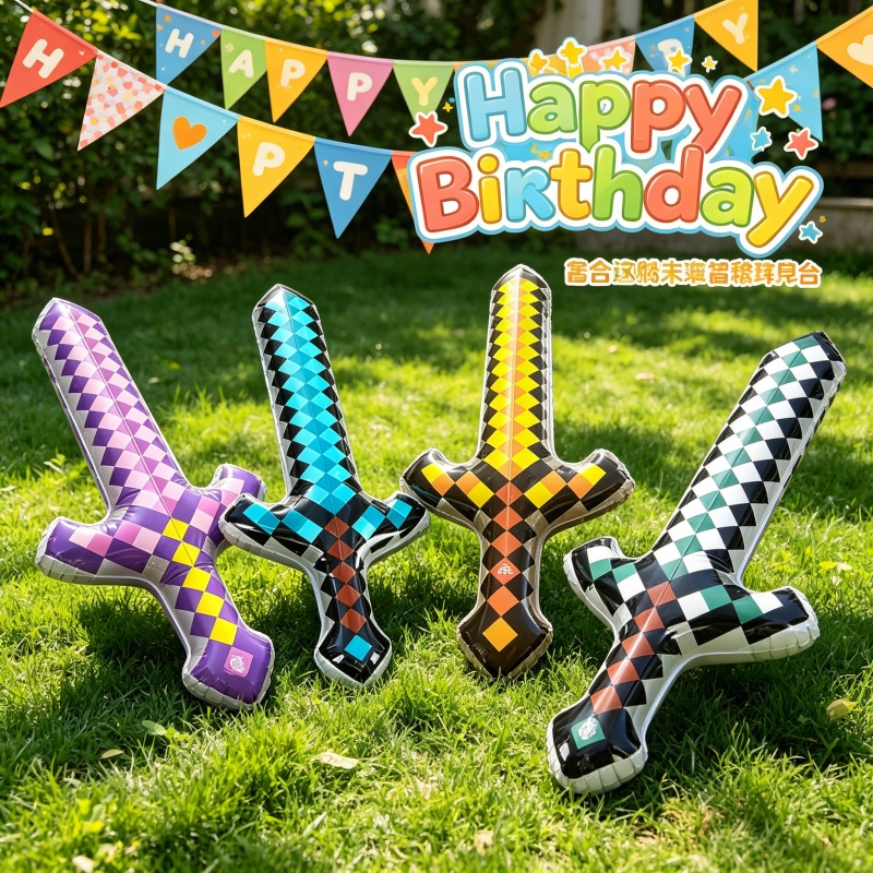 Ozdoba w stylu pixel, złoty mi – Party Games No Props recenzja i cena